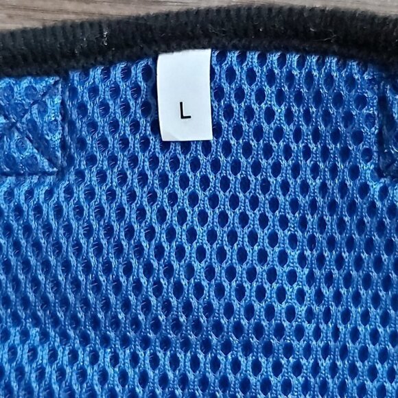 REPLACEMENT Dog Car Harness Vest Breathable Blue Mesh Fabric - Size Large - Picture 7 of 8